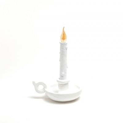 Grimm Lamp lumière à piles rechargeables BLANC Seletti OFFRE SPECIALE